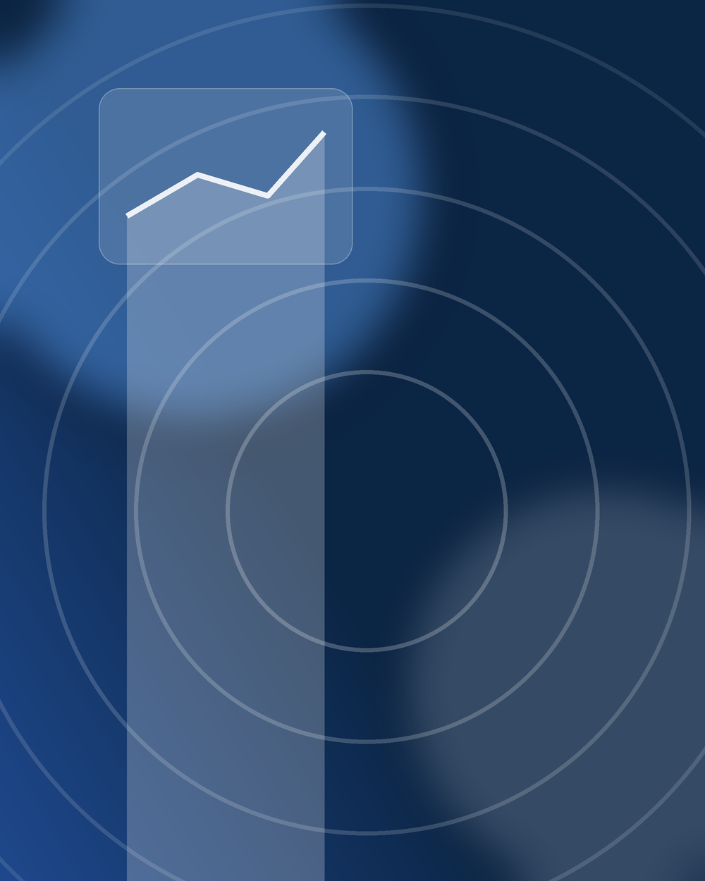 Abstract blue graphic representing Financial